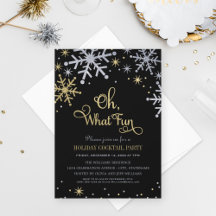 Oh Wat een Fun Silver Gold Snowflakes Holiday Part