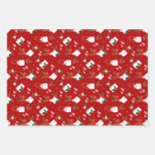 Oh, wat een jaar feestelijke toiletpapier met Kers Inpakpapier Vel (Voorkant 2)