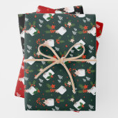 Oh, wat een jaar feestelijke toiletpapier met Kers Inpakpapier Vel (In situ)