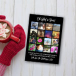 Oh wat een jaar in Review 16 Foto Afbeelding Colla Kaart<br><div class="desc">Oh wat een jaar! Kerstvakantie fotokaart met veel foto's en aangepaste tekst. Gebruik zestien afbeeldingen om een uniek cadeau te creëer! Upload eenvoudig foto's vanaf je mobiele telefoon of persoonlijke mobiele apparaat en creëer een van de meest vriendelijke multi foto-wenskaarten voor vrienden, familie met een afsluiting van het jaar! Deze...</div>