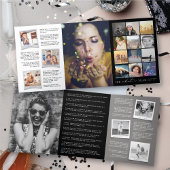 Oh wat een jaar in Review moderne 20 fotocollage Drieluik Wenskaart