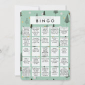 Oh wat een jaar Mint Green Quarantine Bingo Kerstm Feestdagenkaart (Voorkant)