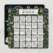 Oh wat een jaar Mint Green Quarantine Bingo Kerstm Feestdagenkaart (Voorkant / Achterkant)