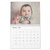 Oh wat een jaar moderne, minimalistische 12-fotoco kalender (Feb 2027)