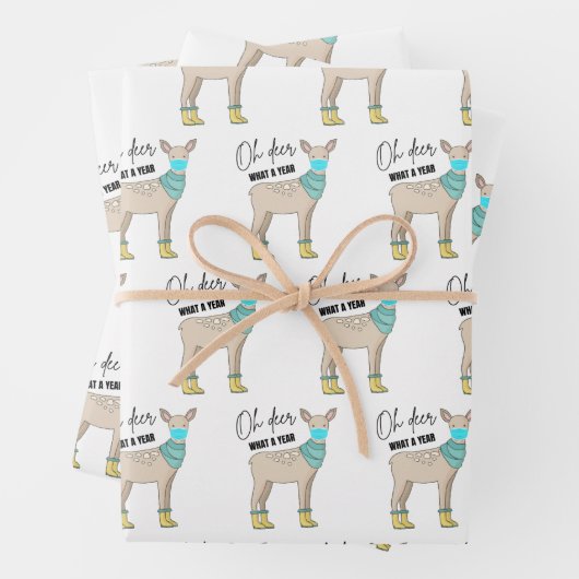 Oh, wat een jaar vol papierbladen inpakpapier vel (In situ)