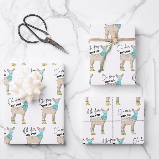 Oh, wat een jaar vol papierbladen inpakpapier vel (Voorkant)