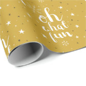 Oh Wat een leuk feestelijke Afbeelding voor feestd Cadeaupapier (Rol Hoek)