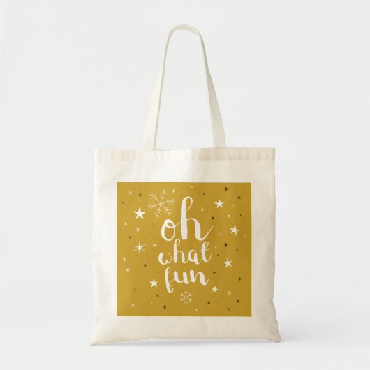 Oh Wat een leuk feestelijke Afbeelding voor feestd Tote Bag (Voorkant)