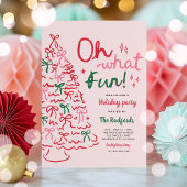 Oh wat een leuk handgetekend kerstfeest kaart