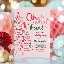 Oh wat een leuk handgetekend kerstfeest kaart