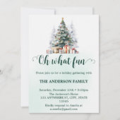 Oh wat een leuk kerstfeest Holly Kaart (Voorkant)