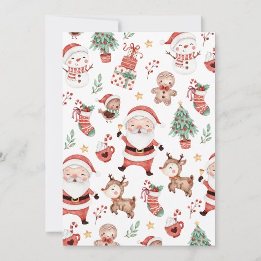 Oh wat een leuk kerstfeest kaart (Achterkant)