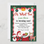 Oh wat een leuk kerstfeest Kerstman Verjaardag Kaart (Voorkant)