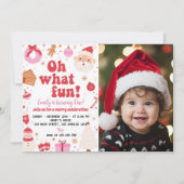 Oh wat een leuk kerstfeest Sinterklaas verjaardags Kaart (Voorkant)