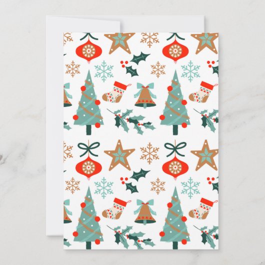 Oh wat een leuk kerstfeestje kaart (Achterkant)