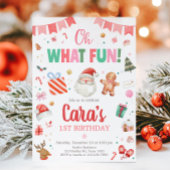 Oh wat een leuk kerstfeestje kaart