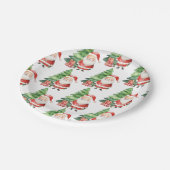 Oh wat een leuk kerstfeestje papieren bordje (Gekanteld)