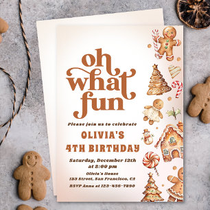 Oh wat een leuk kerstkoekje verjaardagsfeestje kaart