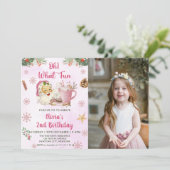 Oh! Wat een leuk kerstkoekje verjaardagsfeestje Kaart (Staand voorkant)