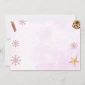 Oh! Wat een leuk kerstkoekje verjaardagsfeestje Kaart (Achterkant)