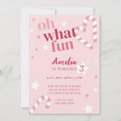 Oh wat een leuk meisje verjaardagsfeestje kaart (Voorkant)