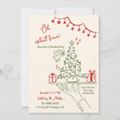 Oh wat een leuke Christmas Cocktail Party met de h Aankondiging (Voorkant)