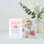 Oh Wat Een Leuke Donut Verjaardagsfeest Foto Dank  Briefkaart (Staand voorkant)