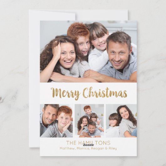 Oh wat een leuke feestdag script fotocard feestdagenkaart (Achterkant)