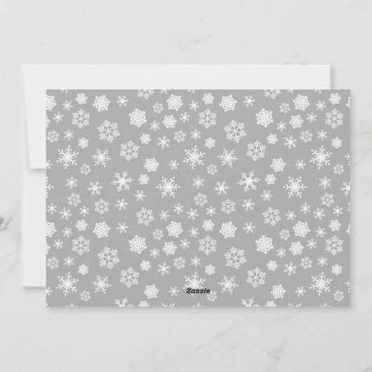 Oh Wat een leuke foto Kerstmis Kaarten, Landschap Feestdagenkaart (Achterkant)