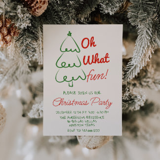 Oh wat een leuke hand getrokken groene kerstboom p kaart