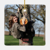 Oh wat een leuke huisdier kerst keramisch ornament (Achterkant)