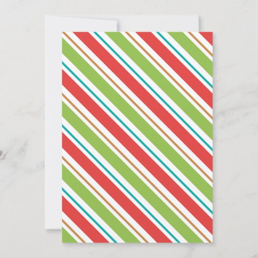 Oh wat een leuke kerst 1e verjaardag (jongen) kaart (Achterkant)