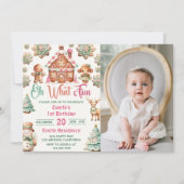 Oh wat een leuke kerst peperkoek koekjes verjaarda kaart (Voorkant)