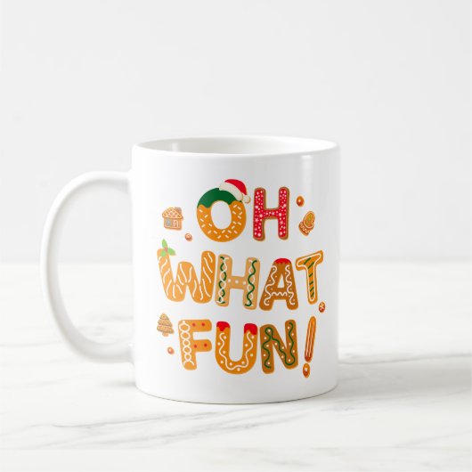 Oh Wat een leuke kerst peperkoekjes Koffiemok (Links)