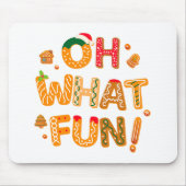 Oh Wat een leuke kerst peperkoekjes Muismat (Voorkant)