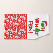 Oh wat een leuke kerst pickleball handdoek (Handdoek)