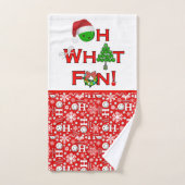 Oh wat een leuke kerst pickleball handdoek (Handdoek)