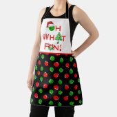 Oh wat een leuke kerst pickleball Ornamenten Schort (Insitu)