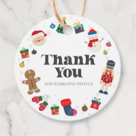 Oh wat een leuke kerstdag gunst tag bedankjes labels