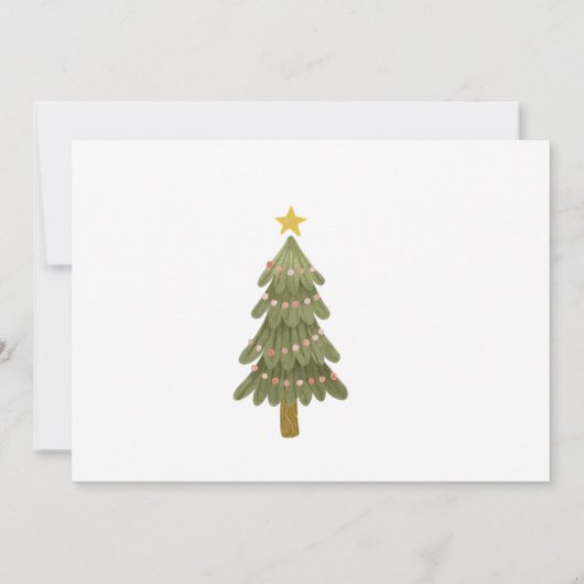 Oh wat een leuke kerstfeestfoto kaart (Achterkant)