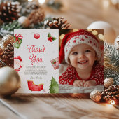 Oh wat een leuke kerstfoto dank je wel kaart