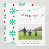 Oh wat een leuke kerstkaart (Voorkant / Achterkant)