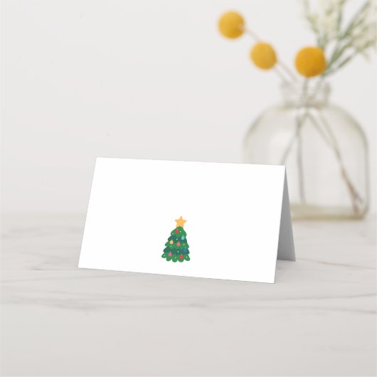 Oh wat een leuke kerstkaarten plaatskaartje (Achterkant)