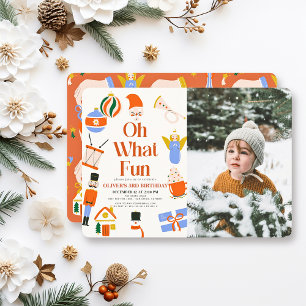 Oh wat een leuke kerstvakantie Kind jarig Kaart