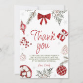 Oh wat een leuke kerstverjaardag, dank je wel kaar kaart (Voorkant)