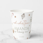 Oh wat een leuke kerstverjaardag papieren bekers (Achterkant)