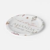 Oh wat een leuke kerstverjaardag papieren bordje (Gekanteld)