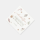 Oh wat een leuke kerstverjaardag servet (Hoek)