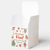 Oh wat een leuke retro kerst eerste verjaardag bedankdoosjes (Geopend)