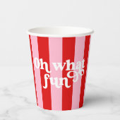 Oh wat een leuke retro kerst papieren bekers (Achterkant)